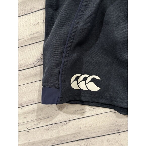 Canterbury of New Zealand Womens Performance Running Shorts Sz M Navy Blue Rugby - Picture 5 of 14